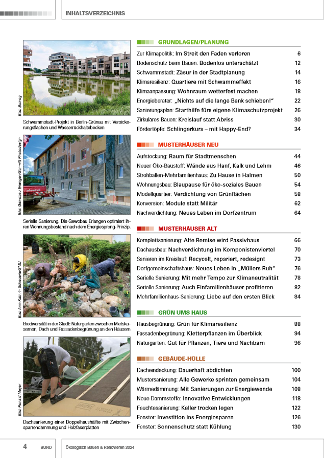 BUND-Jahrbuch 2024 - Inhaltsverzeichnis Seite 1 BUND-Jahrbuch-2024-Inhalt-1