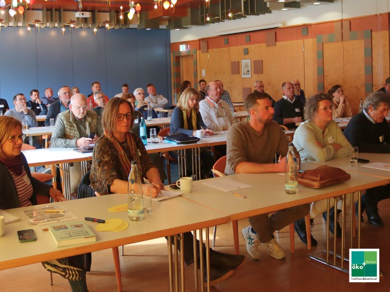 Treffen des ÖkoPlus-Verbunds im Konferenzraum beim Branchentag in Rotenburg