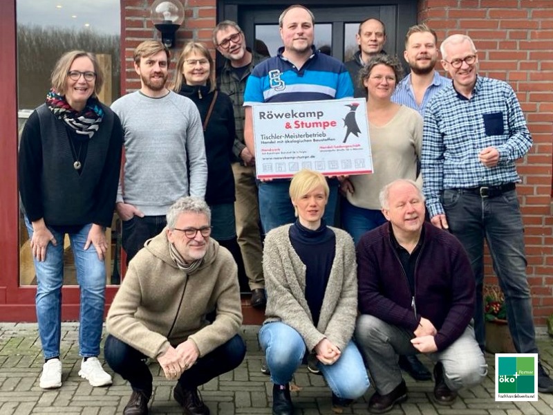 Gruppenfoto vom ÖkoPlus-Händlertreffen in Münster bei Röwekamp & Stumpe
