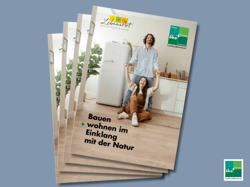 ÖkoPlus-Händlerflyer für LebensArt zur Marketing-Unterstützung